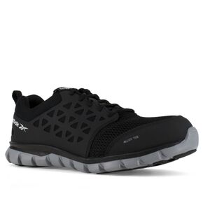 Reebok Work Sublite Cushion Alloy Toe Athletic Work Shoes Mens Black‎ Size 12W